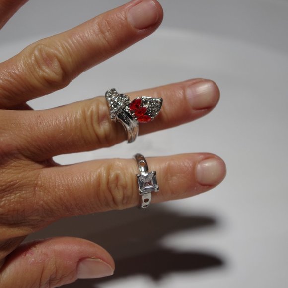 Jewelry - Costume ring set/lot. Size 8 1/2.